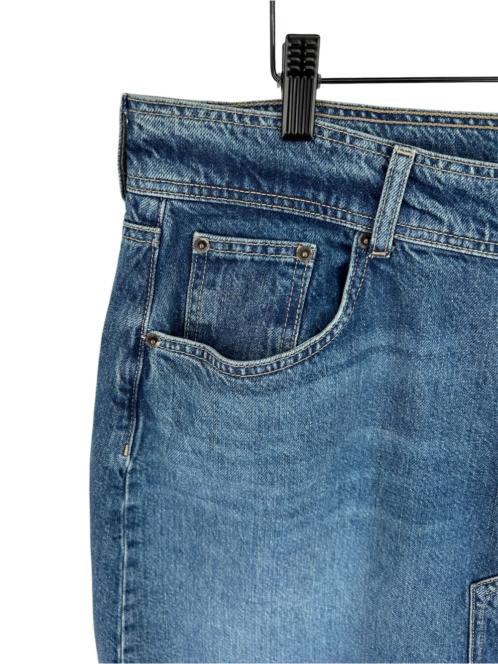 Boden 5 Pocket Denim Front Slit Maxi Skirt US Size 16-18 - Picture 2 of 10